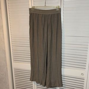 Apt 9 taupe crinkle palazzo pant sz L
